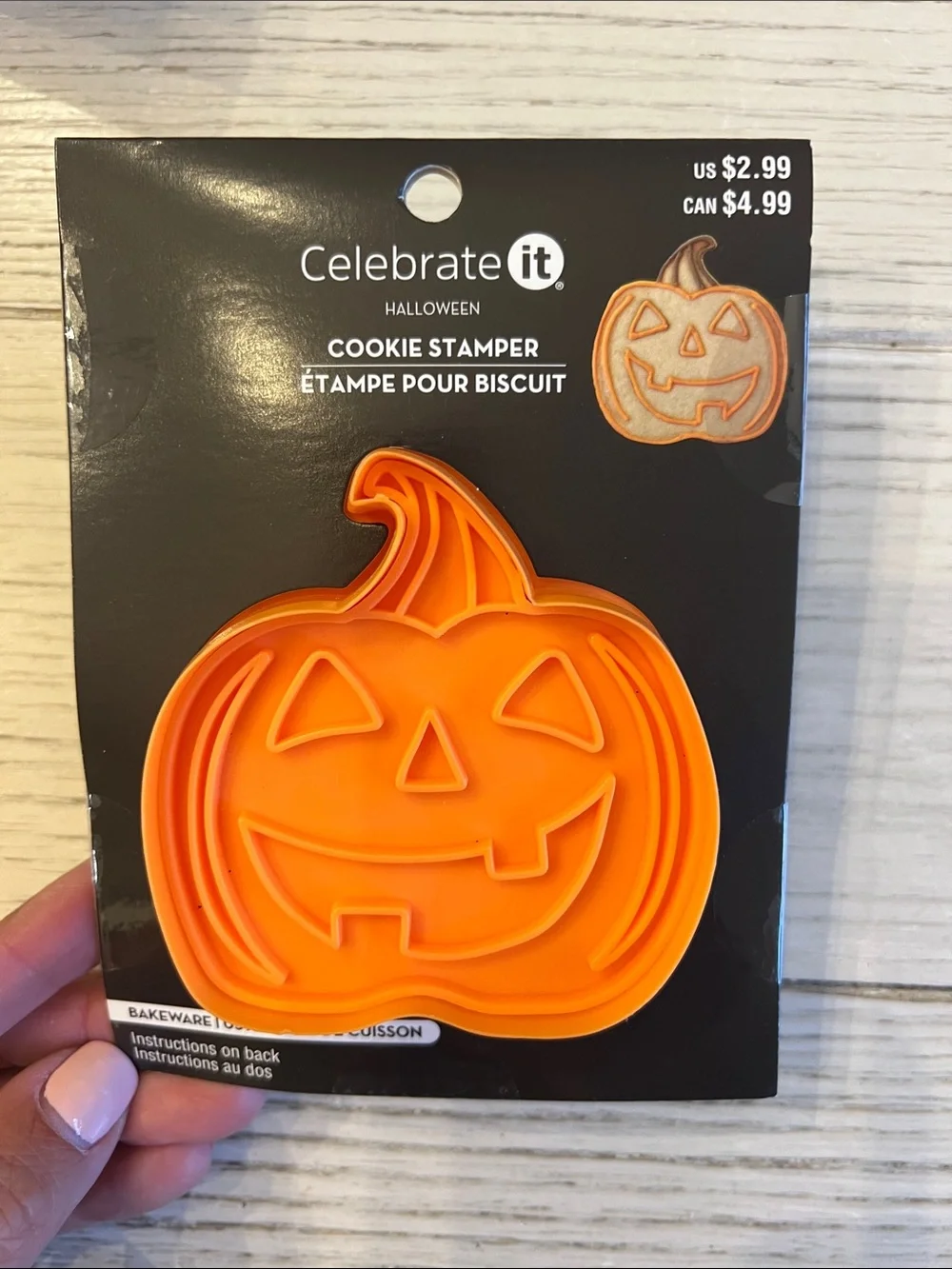 Celebrate It Orange Pumpkin Cookie Stamper